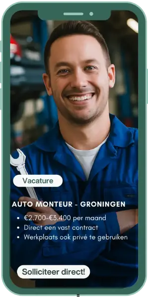 Monteur advertentie recruitment marketing